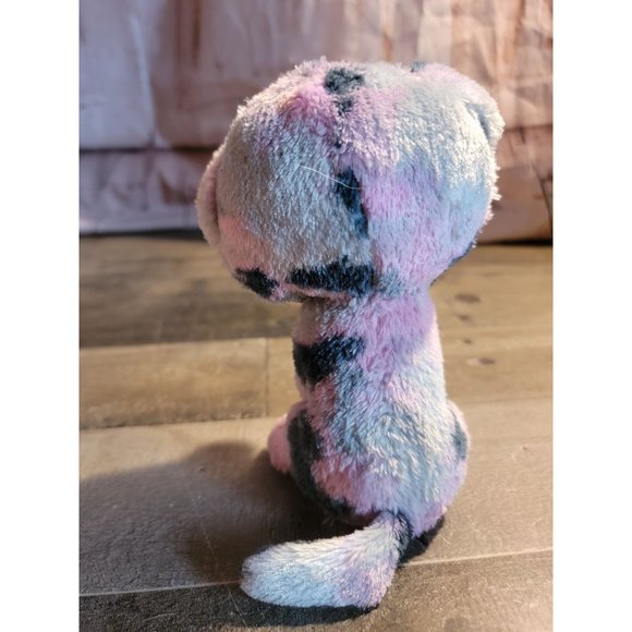 Beanie baby cat black pink gray animal stuffed plush - Picture 4 of 5